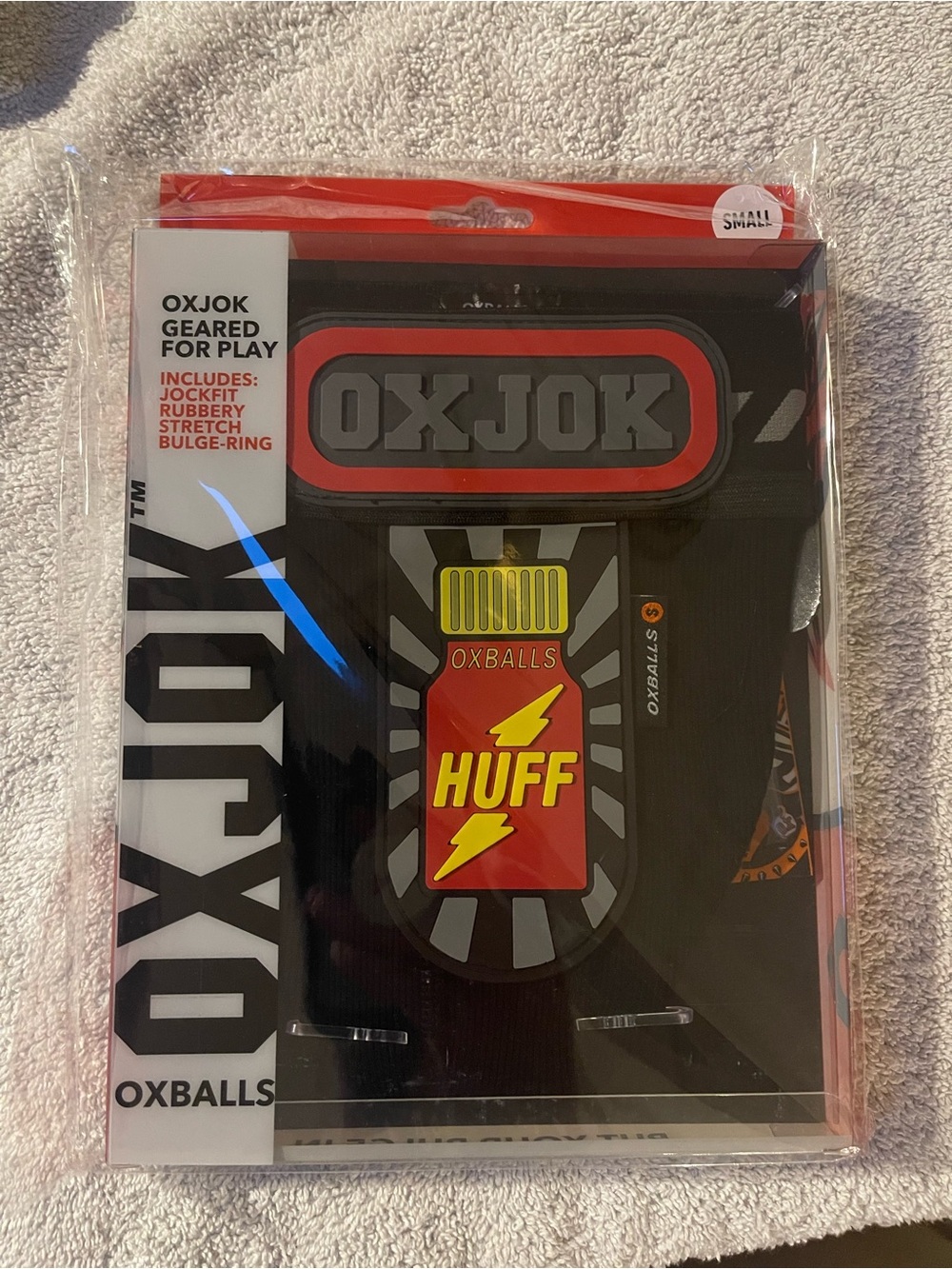 OXJOK PopperJock Pouch Jockstrap - Black/Red